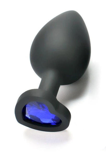 Анальна пробка з кристалом Slash, Medium колір чорний (22329822000000000) - зображення 1