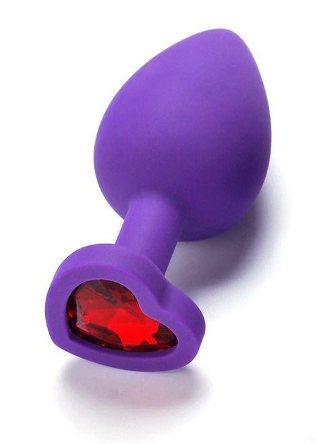 Анальная пробка с кристаллом Slash, Medium цвет фиолетовый (22329804000000000) - изображение 1