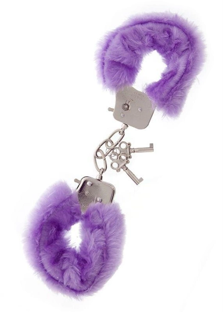 Наручники Metal Handcuff with Plush цвет фиолетовый (12513017000000000) - изображение 1