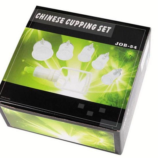 Комплект вакуумних присосок Cupping Set 5 Pcs. Transparent (10215000000000000) - зображення 1