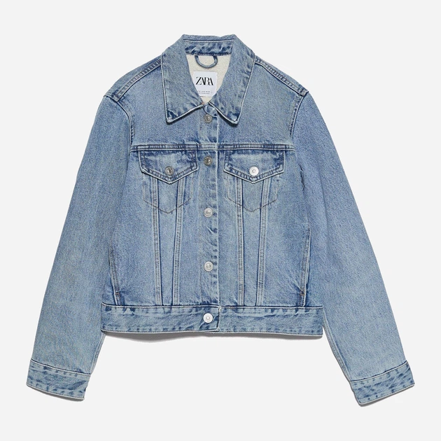 Джинсовая куртка Zara XAZ229557WXNP L Джинсовая