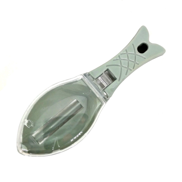 Рыбочистка ручная Fish Scale Scraper с контейнером для чешуи – фото ...