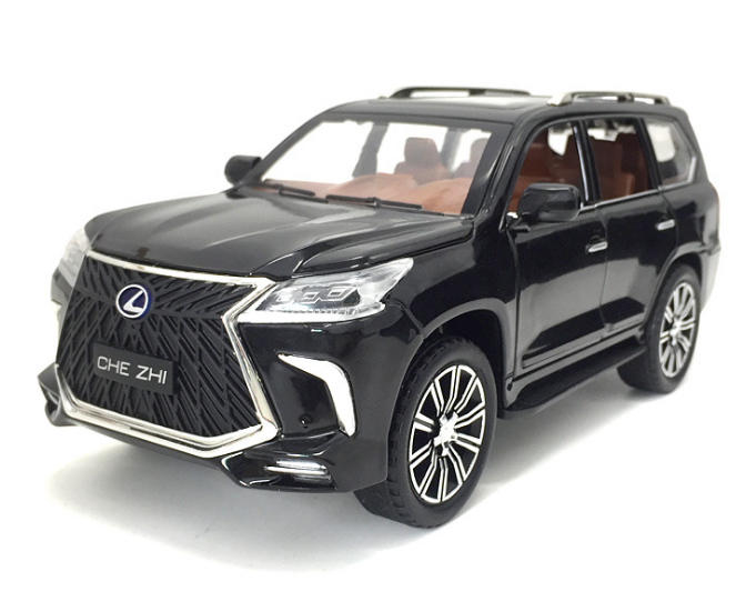 Металлическая машинка Lexus LX 570 масштаб 1:24 Black – игрушки с