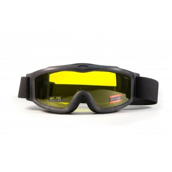 Очки защитные с уплотнителем Global Vision BALLISTECH-3 желтые - изображение 2
