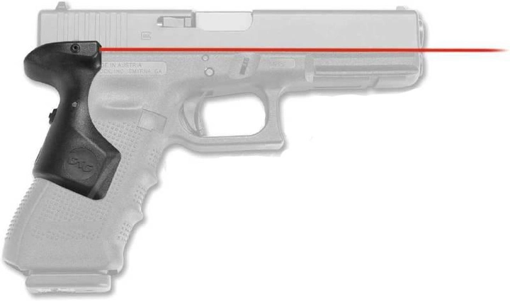 Лазерный целеуказатель Crimson Trace LG-850 на рукоять для GLOCK G4 17/34. Цвет - Красный (2412.00.00) - изображение 1