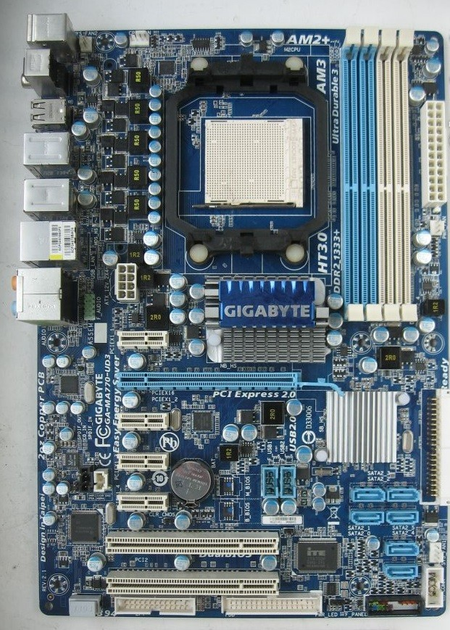 Материнская плата Gigabyte GA-MA770-UD3 REV 2.1 DDR2 ( Socket AM2 ...