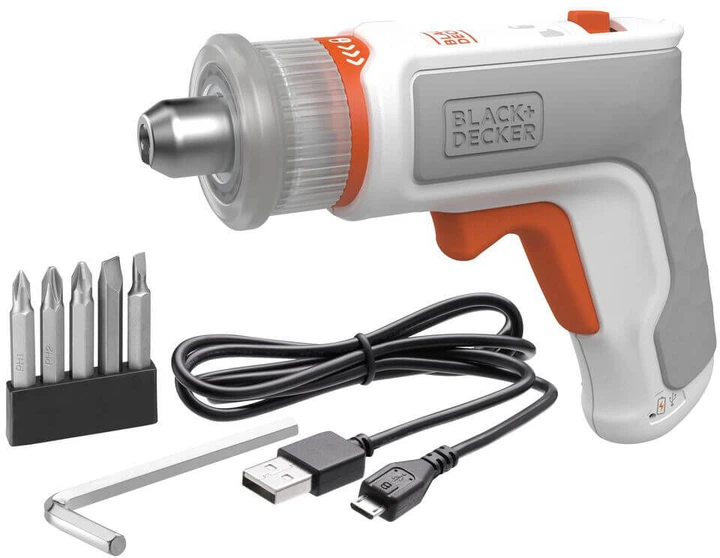 Електровикрутка акумуляторна Black+Decker BCRTA01 (5035048733844) - зображення 2