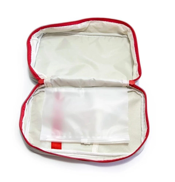 Домашня аптечка-органайзер для зберігання ліків і таблеток First Aid Pouch Large, сіра (VS7002497) - изображение 2