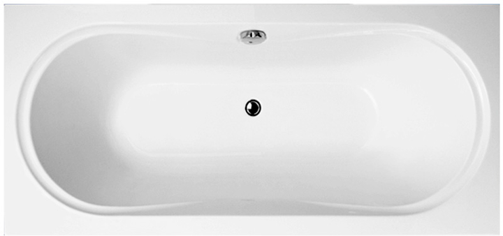 Ванна акрилова VAGNERPLAST Briana 185 Bianco (VPBA185BRI2X-04) без ...
