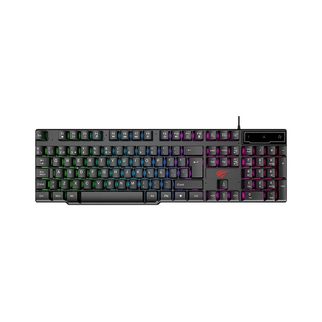 Мембранна клавіатура для гри провідна HAVIT HV-KB504L - Фото 5 Мембранна клавіатура для гри провідна HAVIT HV-KB504L - зображення 5
