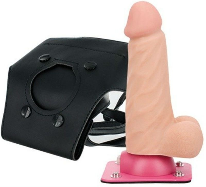 Страпон с вибратором на трусиках Pink Riderz Vibrating Strap-On (12054000000000000) - изображение 1