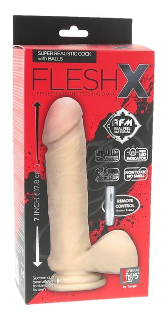 Обертовий вібратор FleshX, 17,8 см (12931000000000000) - зображення 2