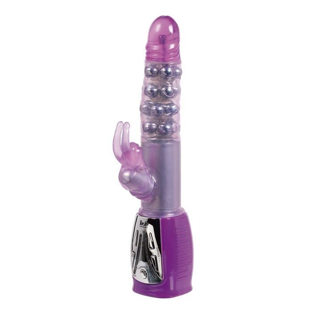 Вібратор Beaded beagle vibrator purple (Toy Joy) (03844000000000000) - зображення 1