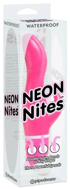 Вібратор Neon Nites Pink рожевий колір (14407016000000000) - зображення 2