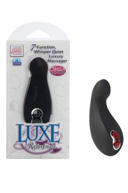 Водонепроникний вибромассажер Luxe Massager Rejuvenate колір чорний (12017005000000000) - зображення 1