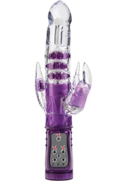 Тройной многофункциональный вибратор Glitter Glam Triple Play Vibrator Waterproof Purple (11811000000000000) - изображение 2
