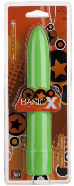 Вібратор Dreamtoys BasicX 7 inch колір салатовий (+15381011000000000) - зображення 2