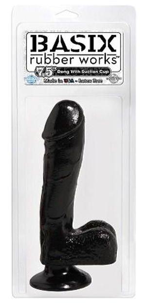 Фаллоимитатор Basix Rubber Works - 7.5 Dong with Suction Cup (08805000000000000) - изображение 1
