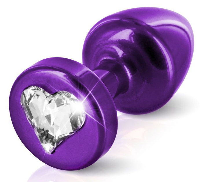 Анальна пробка Anni R Butt Plug Heart колір фіолетовий (17788017000000000) - зображення 1