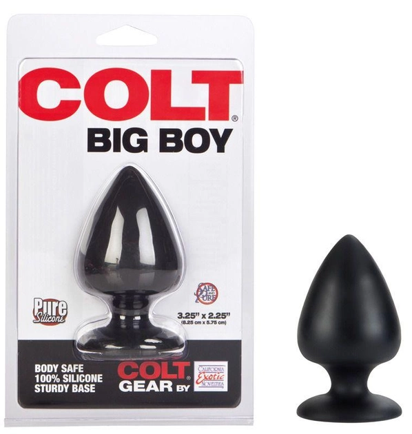 Анальная пробка Colt Big Boy цвет черный (15919005000000000) - изображение 1