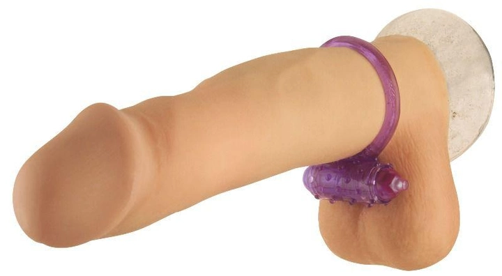 Эрекционное виброкольцо Mini One-Touch Cock Ring цвет фиолетовый (16044017000000000) - изображение 1