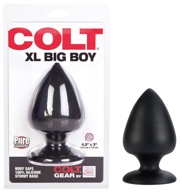 Анальна пробка Colt XL Big Boy колір чорний (15918005000000000) - зображення 1