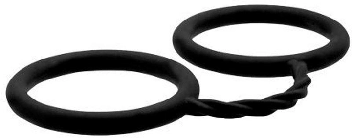 Наручники з силікону BondX Silicone Cuffs колір чорний (17915005000000000) - зображення 2