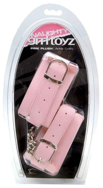 Меховые наручники Pink Plush Ankle Cuffs (14558000000000000) - изображение 1