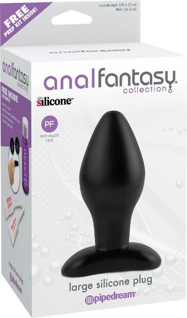 Анальная пробка Anal Fantasy Collection Large Silicone Plug (15760000000000000) - изображение 2