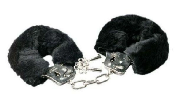 Наручники Love Cuffs Black Plush (07843000000000000) - зображення 1