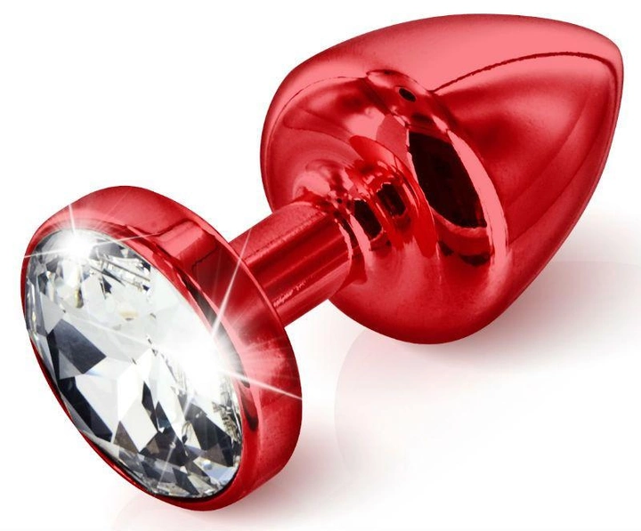 Анальная пробка Diogol Anni Butt Plug Round, 8 см цвет красный (17789015000000000) - изображение 1