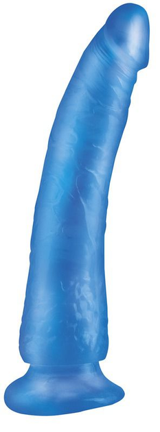 Фаллоимитатор Pipedream Basix Rubber Works Slim 7 цвет голубой (08542008000000000) - изображение 2