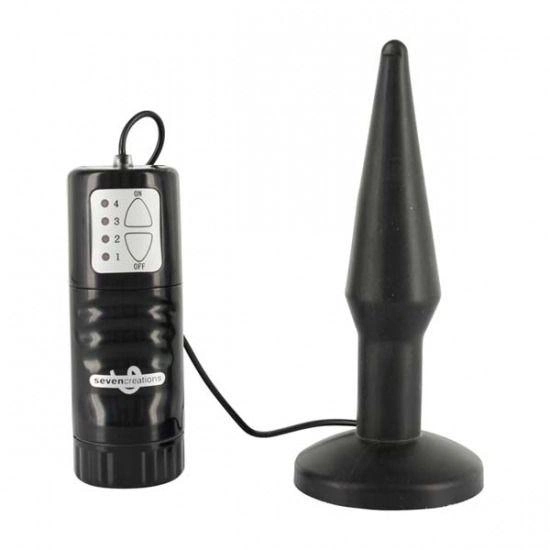 Пробка Pure Vibrating Butt Plug Small Black (10291000000000000) - зображення 1