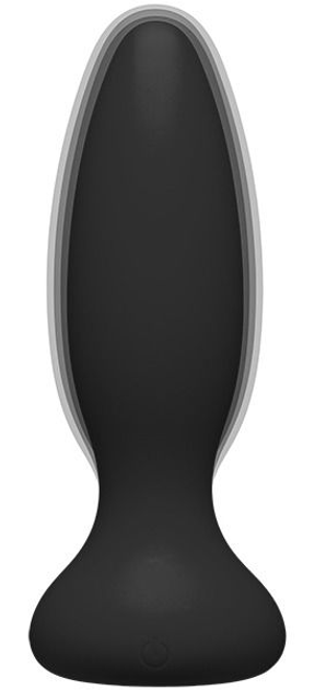 Силиконовая вибропробка Doc Johnson A-Play Vibe Beginner Rechargeable Silicone Anal Plug with Remote цвет черный (22343005000000000) - изображение 2