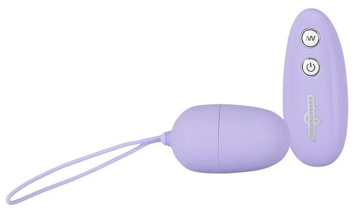 Віброяйце Seven Creations Ultra Seven Egg Remote Control колір фіолетовий (20069017000000000) - зображення 1