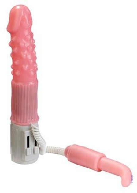 Двойной анально-вагинальный вибратор Dual Pink Pleasure Vibes (00298000000000000) - изображение 1