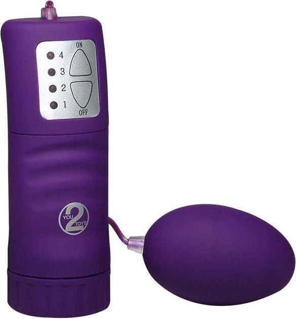 Фіолетове оксамитове віброяйце You2Toys Purple pill velvet (05297 трлн) - зображення 2