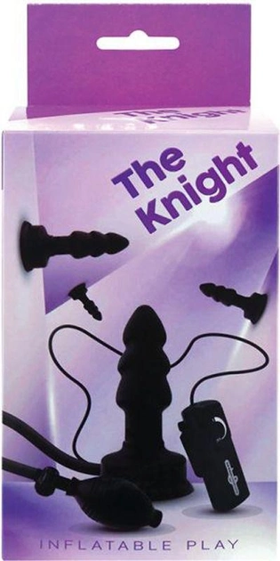 Надувна анальна вибропробка The Knight (17486000000000000) - зображення 2