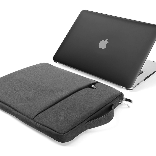 Сумка чохол для ноутбука DDC для MacBook Air Pro 13"-14" Чорна (DDC102 ...