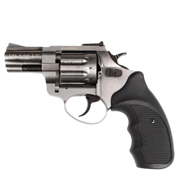 Револьвер под патрон флобера Stalker (2.5", 4.0мм), титан-черный - изображение 1