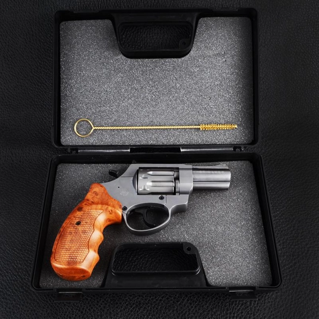 Револьвер под патрон флобера Stalker (2.5", 4.0мм), титан-коричневый - изображение 2