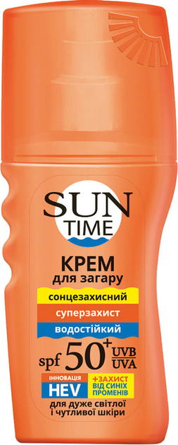Крем для загара Биокон Sun Time Суперзащита SPF 50+ 150 мл ...