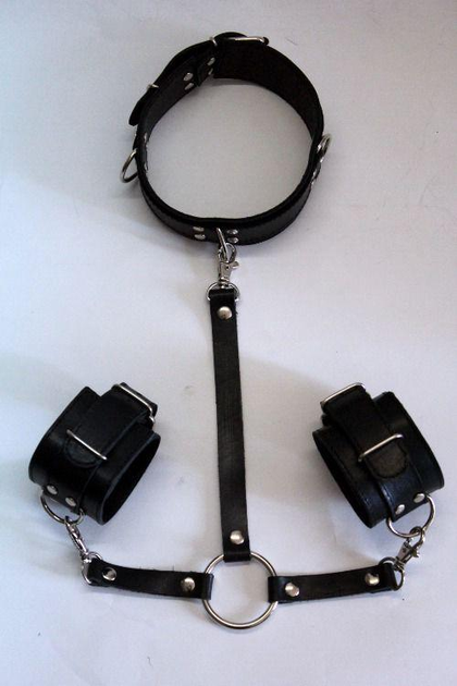 Ошейник с коннектором и наручниками Scappa размер L (20896000010000000) - изображение 1