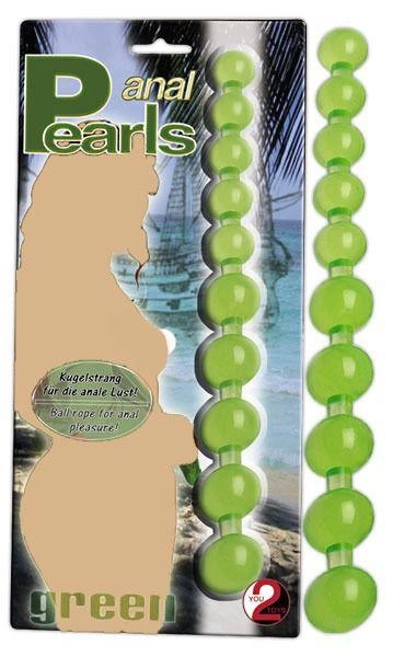 Анальні бусики You2Toys Anal Pearls колір зелений (05634010000000000) - зображення 2