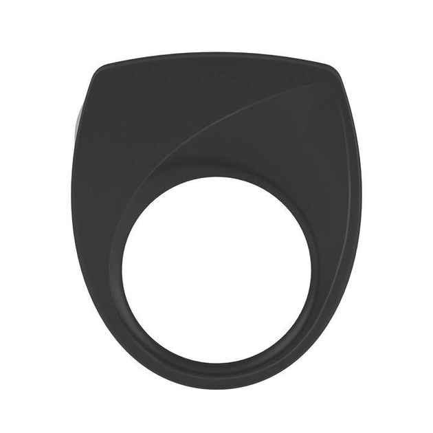 Ерекційне кільце у вигляді персня з вібрацією OVO B6 колір чорний (12393005000000000) - зображення 2