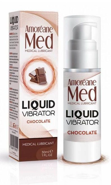 Жидкий вибратор Amoreane Love Med с разными вкусами, 30 мл вкус шоколад (21631000000034000) - изображение 2
