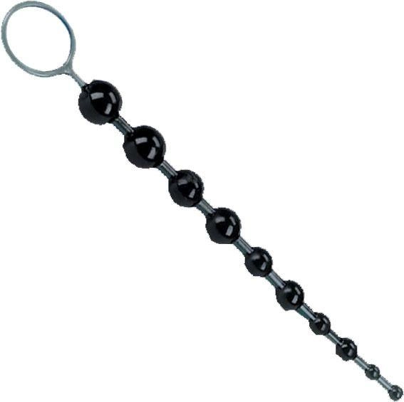 Анальная цепочка NMC Oriental Jelly Butt Beads цвет черный (14601005000000000) - изображение 1