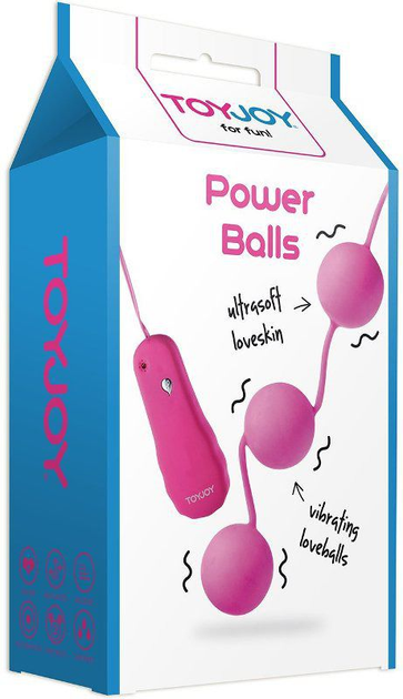 Вібруючі вагінальні кульки Power Balls колір рожевий (00918016000000000) - зображення 1