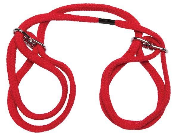 Бондаж для рук Doc Johnson Japanese Style Bondage Wrist or Ankle Cuffs цвет красный (21902015000000000) - изображение 1