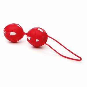 Вагинальные шарики Fun Factory Smartballs Teneo Duo Red&White (04238000000000000) - изображение 1